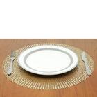 Lugar Americano Em Pvc Bon Gourmet Lux 40cm Gold