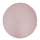 Lugar Americano Liso Redondo Rosa 38cm