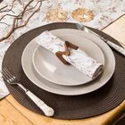 Lugar Americano Luna Copa E Cia Marrom Un