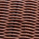 Lugar Americano Lyor Coração De Rattan Plástico Marrom 41cm