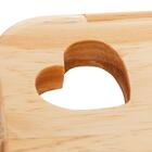 Lugar Americano Madeira Pinus Coração 35x28x2cm