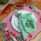 Lugar Americano Napoli 3d Tomate, Manjericão, Alecrim