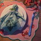 Lugar Americano Napoli 3d Tomate, Manjericão, Alecrim