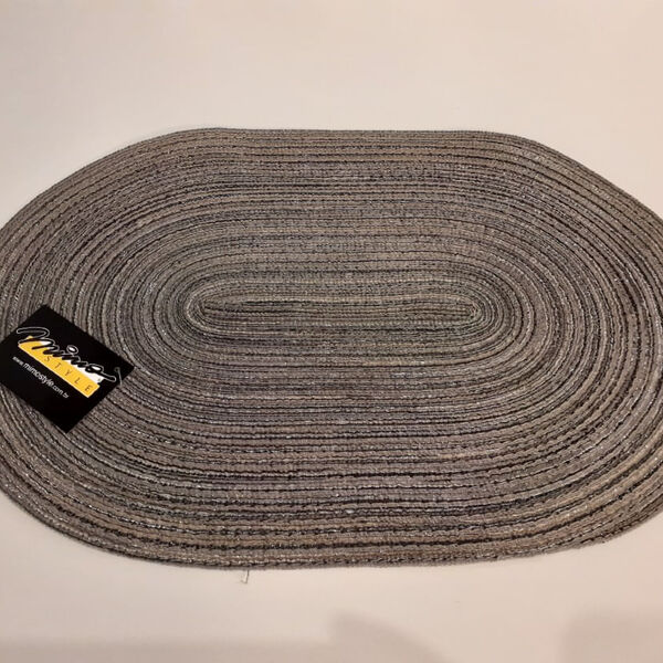 Lugar Americano Oval Prata Mimo Style - Ja13221