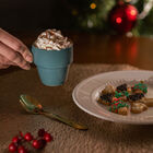 Lugar Americano Redondo Em Plástico Lyor Columbus 38cm Dourado