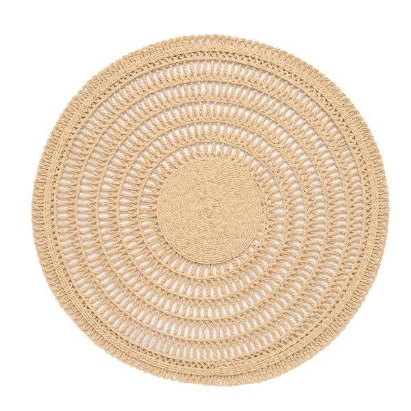 Lugar Americano Redondo Em Poliéster Copa Cia Brazil Nature 4