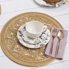 Lugar Americano Redondo Em Poliéster Copa Cia Brazil Nature 4