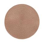 Lugar Americano Redondo Em Poliéster Copa Cia Luna 38cm Nude