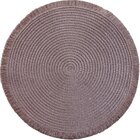 Lugar Americano Redondo Franja 38cm Mauve