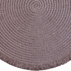 Lugar Americano Redondo Franja 38cm Mauve