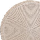 Lugar Americano Redondo Franja 38cm Palha