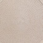 Lugar Americano Redondo Franja 38cm Palha