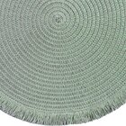 Lugar Americano Redondo Franja 38cm Suculenta