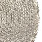 Lugar Americano Redondo Kenya La Frange 38cm Areia