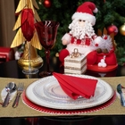 Lugar Americano Rena Vermelho 35 Cm - Indo Decorar