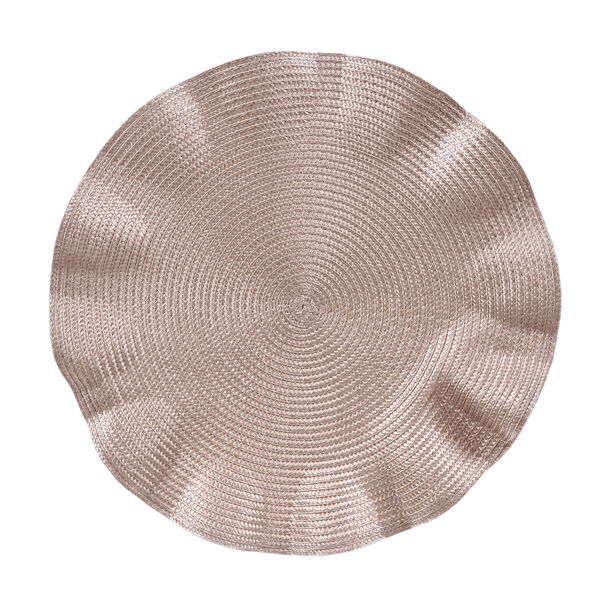 Lugar Americano Requinte Ondulado Tessi Bege Un