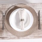 Lugar Americano Requinte Redondo 38cm Palha