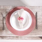 Lugar Americano Requinte Redondo 38cm Rosê