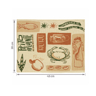 Lugar Americano Retangular Salmão 0,45x0,35cm