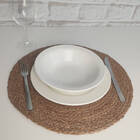 Lugar Americano Rustic Castanho Yoi