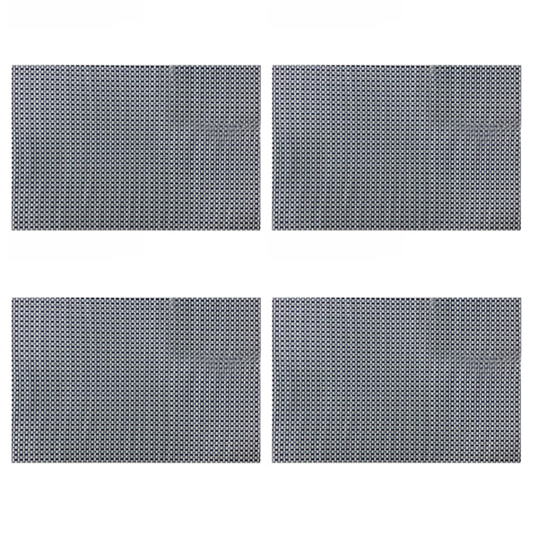 Lugar Americano Trançado Azul 4 Peças Class Home