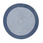 Lugar Americano Wolff De Poliéster Azul Branco 38cm