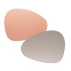 Lugar Americano Wolff De Pvc Rosa E Cinza Claro 43cm X 32cm