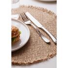 Lugar Americano Wolff Zigue Zague De Juta Natural