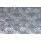 Lugar Jogo Americano 45x30cm Pvc Cinza 4 Peças