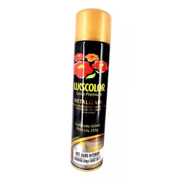 Lukscolor Spray Prem. Metalizada Dourado Interior | Leroy Merlin