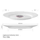 Luminarc Everyday Prato Raso 3x27x27cm Vidro Temperado Branco