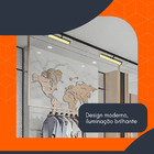 Luminária 20w Linear Difusa Painel P/ Trilho Eletrificado