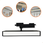 Luminária 20w Linear Difusa Painel P/ Trilho Eletrificado