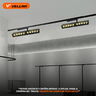 Luminária 20w Linear Difusa Pontual P/ Trilho Eletrificado Bi