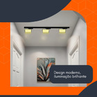 Luminária 30w Linear Difusa Painel Para Trilho Eletrificado