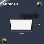 Luminária 30w Linear Difusa Painel Para Trilho Eletrificado