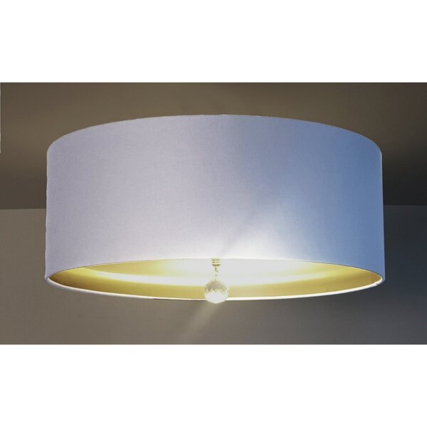 Luminária 3 Focos 15w 5810 Tom Luz Iluminação Branco/bronze