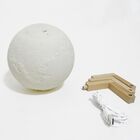 Luminaria 3d Lua Cheia Touch Rgb Abajur Decoracao Led Usb