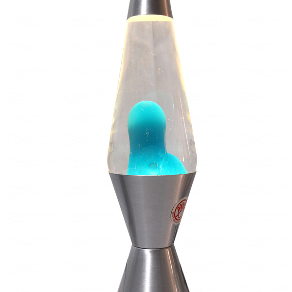 Luminária / Abajur - Lava Lamp / Lava Motion - Azul - 36 Cm -