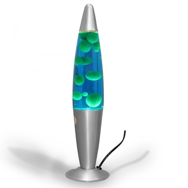 Luminária / Abajur - Lava Lamp / Lava Motion - Verde Com Líqu