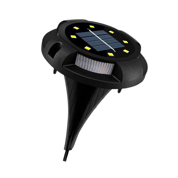 Luminaria  Energia Solar Led Jardim Grama Kit 4 Unid Espeto R