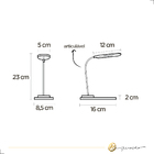 Luminaria  Full  Ref 2022 Br 85mm 268mm Ref 2022 Cor Branco