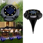 Luminaria  Led Kit 4 Unid  Energia Solar Jardim Grama Espeto