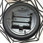 Luminária Abajur Aramada Diamante Lm Preto 74069