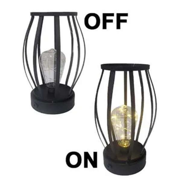 Luminária Abajur Aramada Diamante Lm Preto 74069