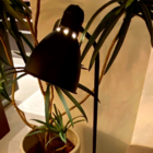 Luminária Abajur Coluna Public Taschibra 1,40 Mt Preta E27 Bi