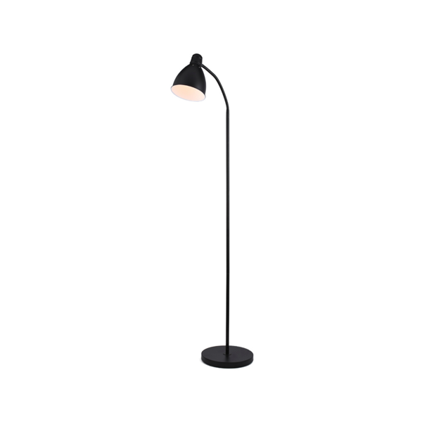 Luminária Abajur Coluna Public Taschibra 1,40 Mt Preta E27 Bi