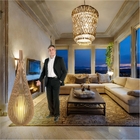 Luminária Abajur De Chão Capadócia Cal 1,6 M Caramelo