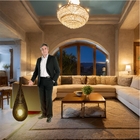 Luminária Abajur De Chão Capadócia Cal 90 Cm Marrom