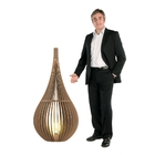 Luminária Abajur De Chão Capadócia Cap 1,2 M Caramelo